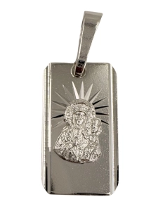 Medalik srebrny MB Częstochowska  KUŻ L