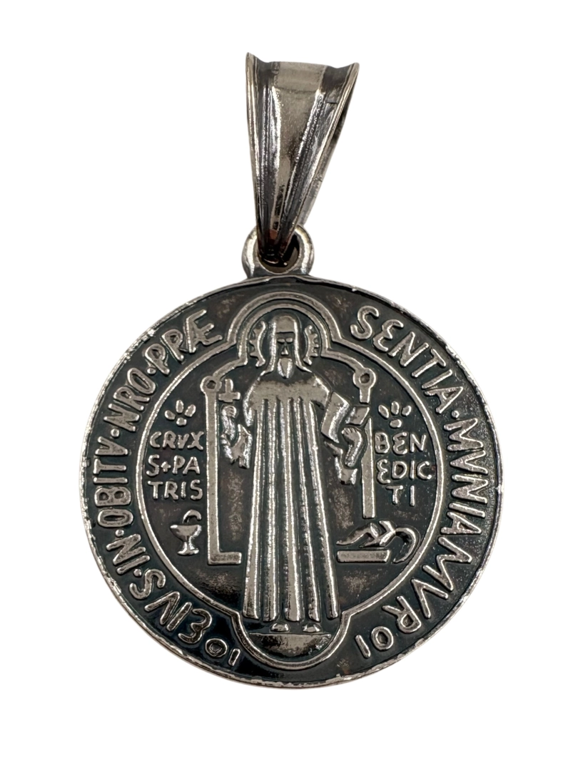 Medalik srebrny św. Benedykt
