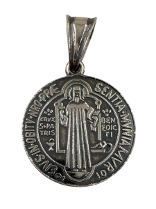 Medalik srebrny św. Benedykt KUŻ N