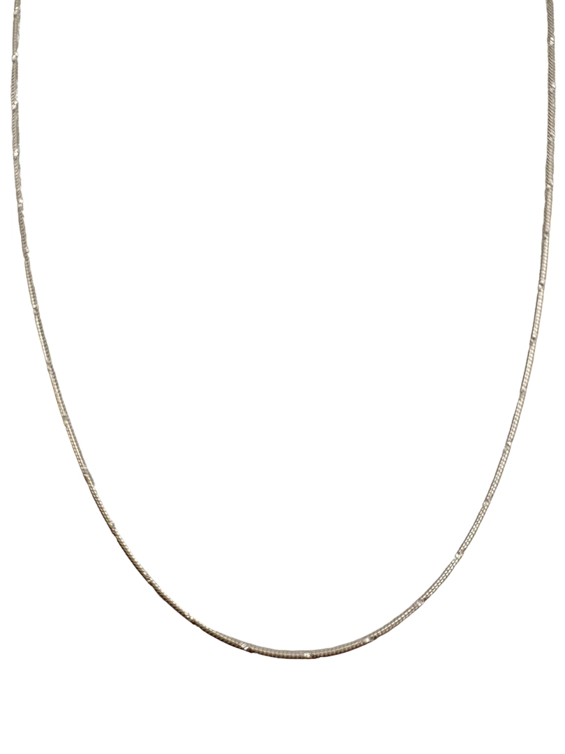 Łańcuszek srebrny żmijka 50 cm