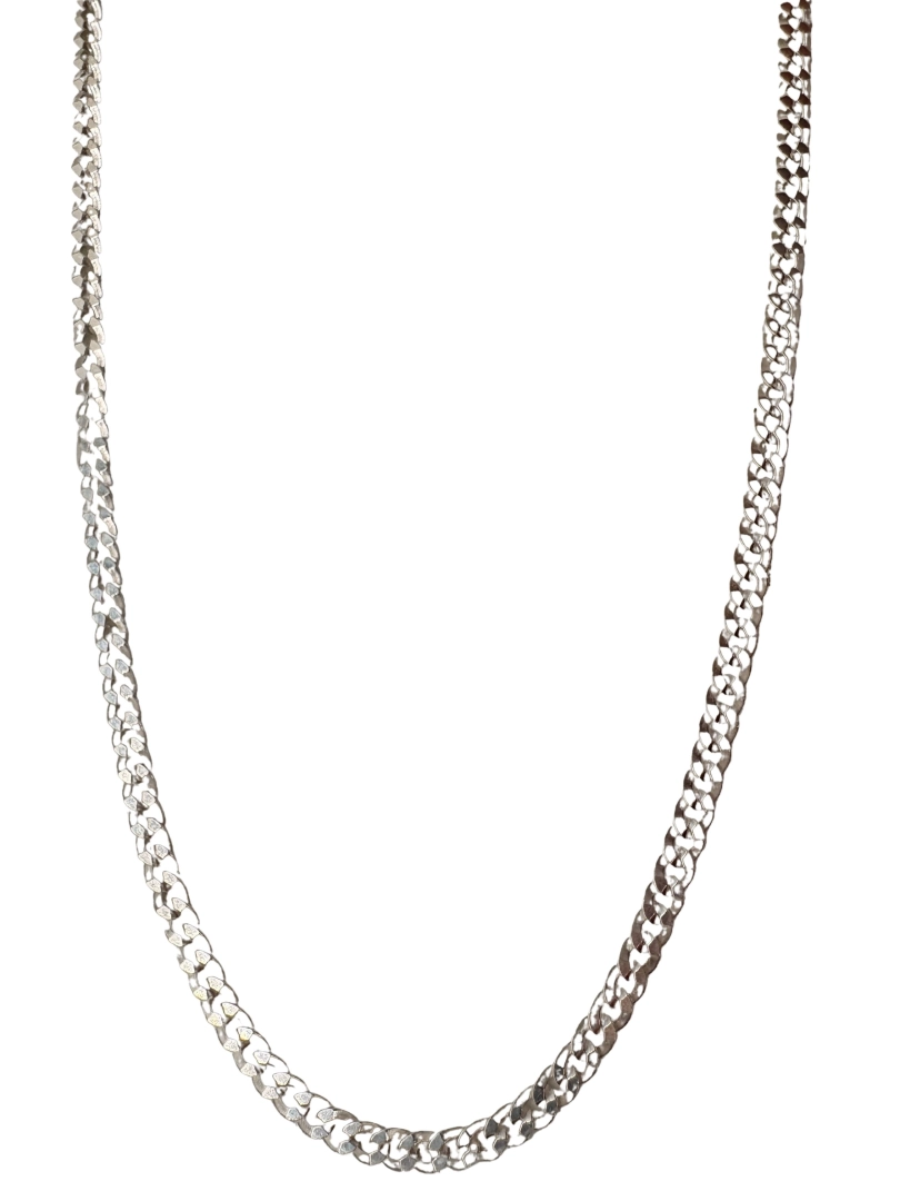 Łańcuszek srebrny pancerka 50 cm