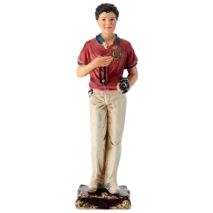Figurka Święty Carlo Acutis,  ręcznie malowana żywica 13cm ST011767 PULC