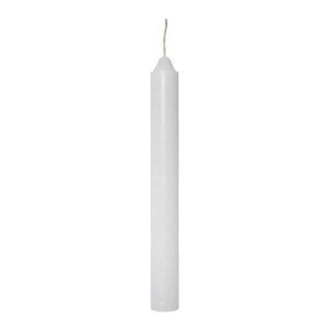Świeca stołowa 0,05kg 20cmx1,6cm SN-21 biała x 30 szt.  ZOR