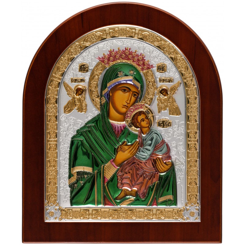 Ikona MB NP owal na brąz. d. 17,3x20,8cm Amolita 6788/3WMCCO EKKLESIA