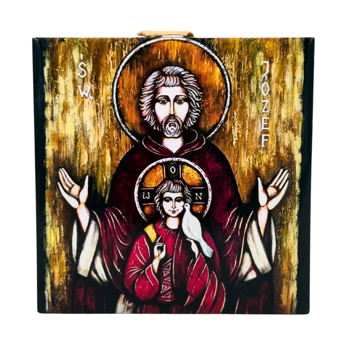 Płytka ceramiczna 10x10cm obrazek Św. Józef PML