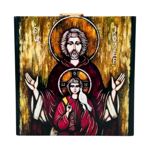 Płytka ceramiczna 10x10cm obrazek Św. Józef PML
