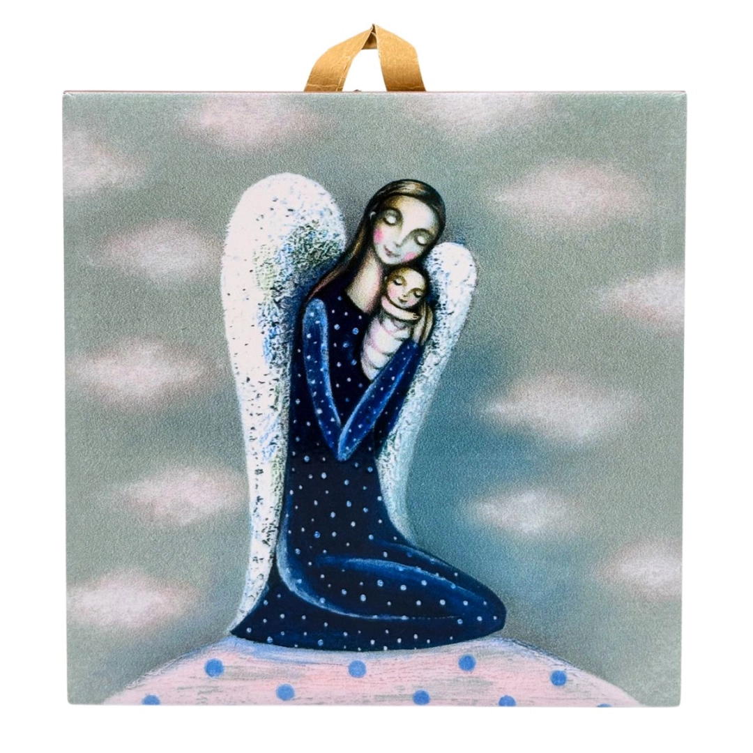 Płytka ceramiczna 10x10 obrazek Anioł stróż dzieci Z01 PML