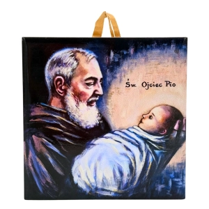 Płytka ceramiczna 15x15 obrazek Św. Ojciec Pio S04 PML