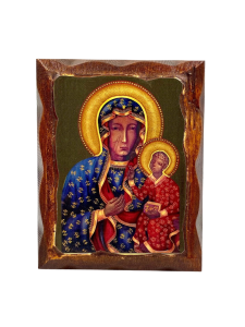 Ikona Matka Boża Częstochowska 8,5x11,5 cm
