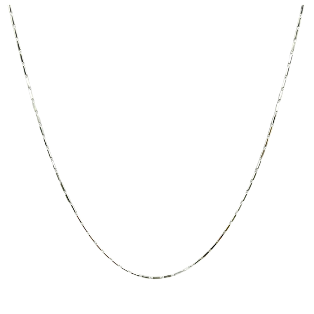 Łańcuszek srebrny kreska 50 cm