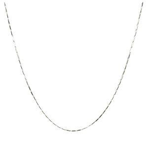 Łańcuszek srebrny kreska 50 cm