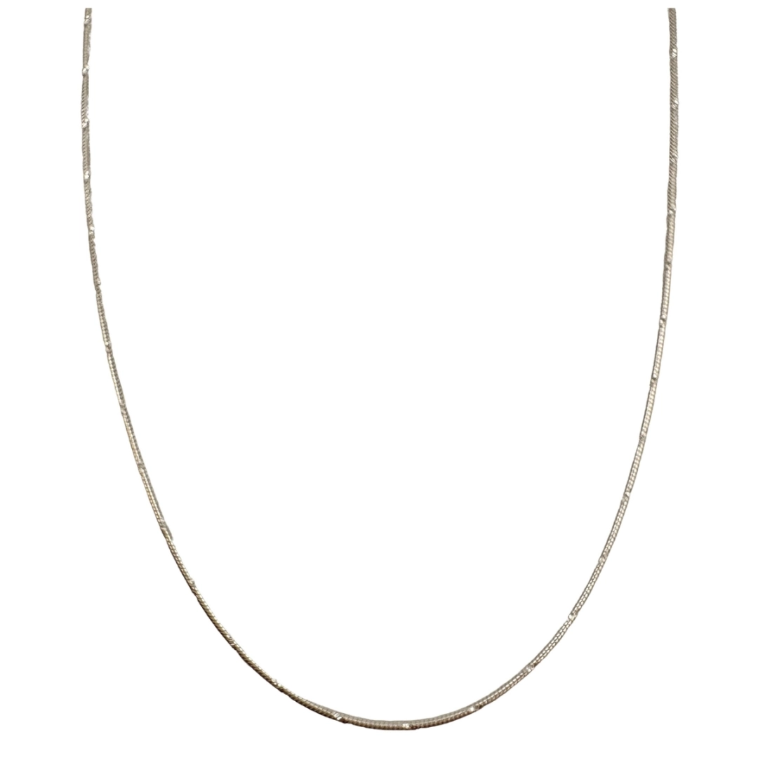 Łańcuszek srebrny żmijka 50 cm
