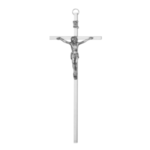 Krzyżyk met. wiszący 21cm srebrny KRZ-MET-004 G-P