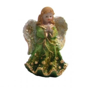 Figurka Anioł 17,5cm zielony 9903 D-G