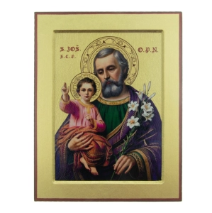 Ikona EL Św. Józef 13x17 mała I IKO-ELIT-010 G-P