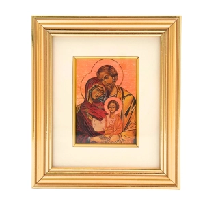 Obrazek św. Rodzina 14,1x12,3 cm CON