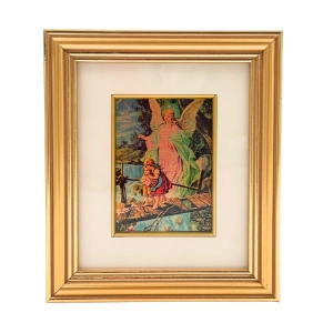 Obrazek Anioł Stróż 14,1x12,3 cm CON