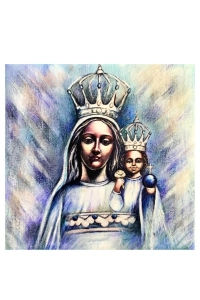 Płytka ceramiczna 15x15cm obrazek MB. Loretańska PML