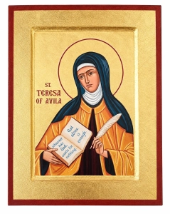 Ikona 1S św. Teresa od Jezusa 24x18cm BIZ