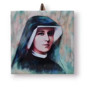 Płytka ceramiczna 15x15cm obrazek Św. Faustyna PML