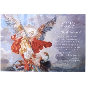 Kalendarz 2027 trójdz. - Św. Michał Archanioł WDS