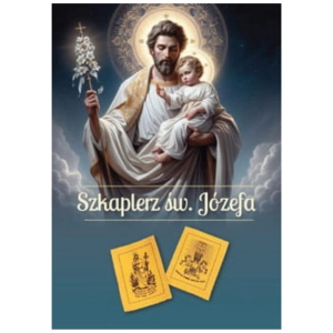 Szkaplerz św. Józefa książeczka + szkaplerz 