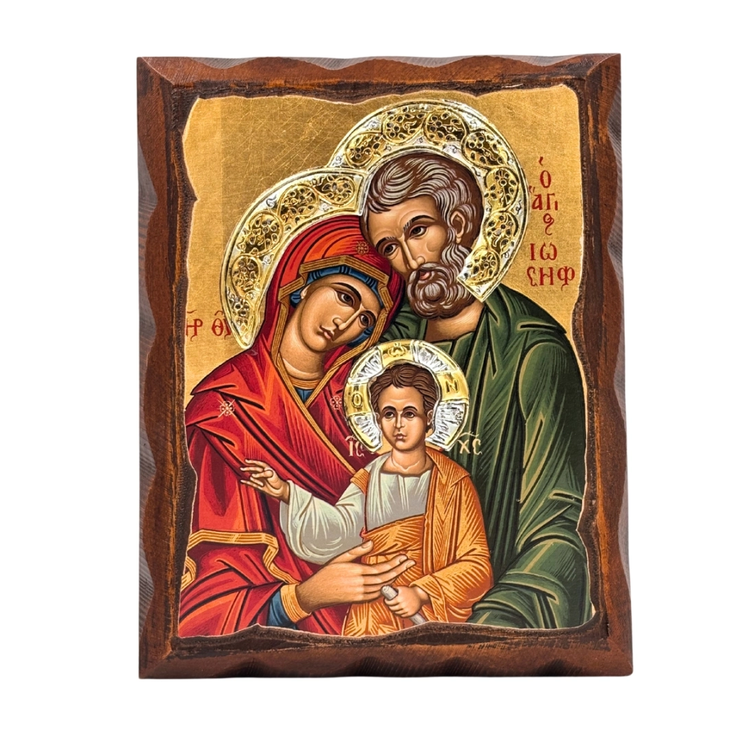 Ikona grecka Święta Rodzina 20 x 16 cm