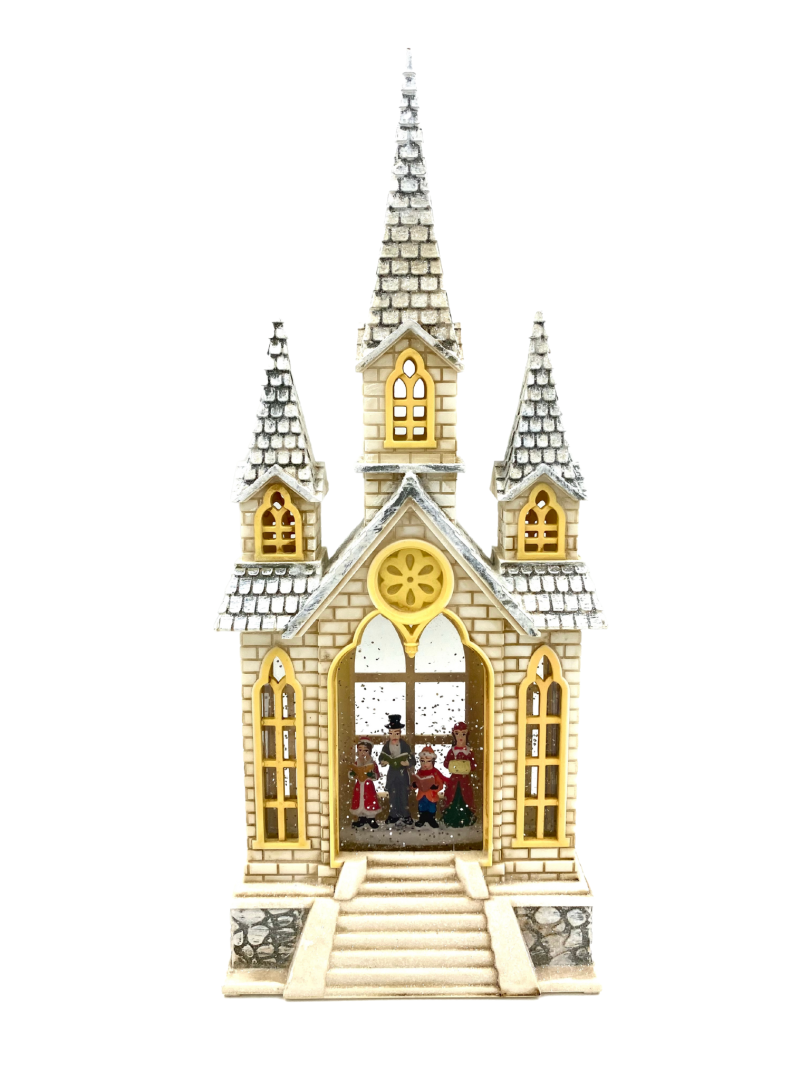 Duża pozytywka w kształcie kościoła