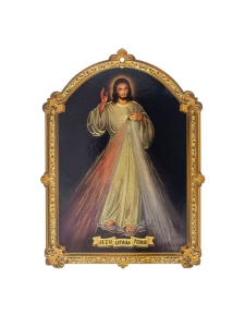 Obrazek Jezu Ufam Tobie - Jezus Miłosierny 10x7 cm