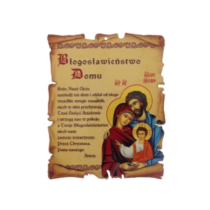 Błogosławieństwo domu pionowy duży