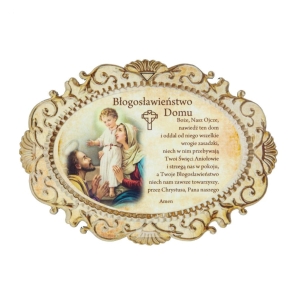 Obrazek błogosławieństwo domu magnes owalny