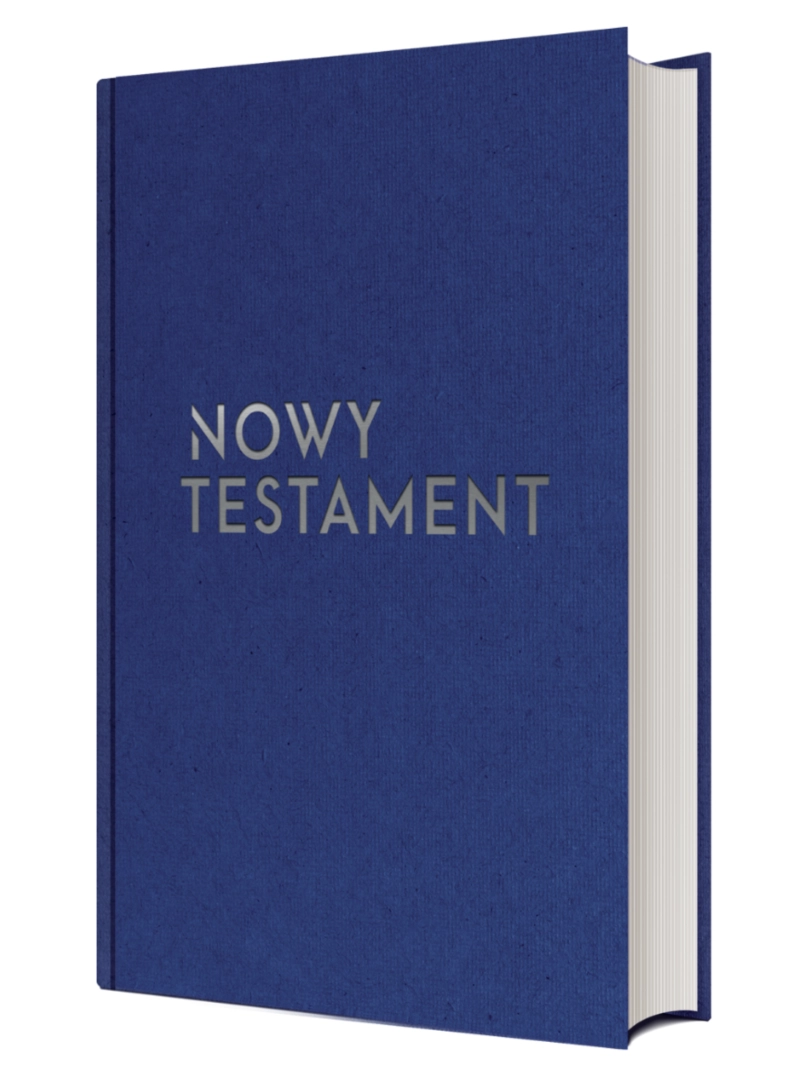 Nowy Testament z infografikami A5 wersja srebrna Biblia Poznańska