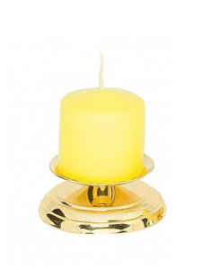 Świecznik nowoczesny mosiądz 2,5 cm