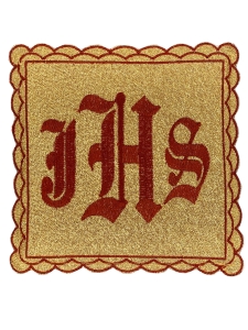 Bielizna kielichowa IHS złoty brąz
