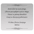Tabliczka grawerunek 6 cm  x5 cm Jesteś dziś... Babcia.jpg