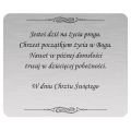 Tabliczka grawerunek 6 cm  x5 cm Jesteś dziś....jpg