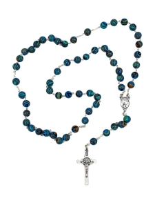 Różaniec z kamienia 8 mm turkus afrykański