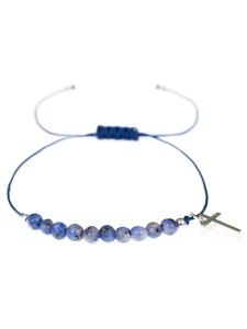 Bransoletka dziesiątek różańca kamień naturalny