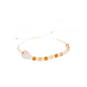 Bransoletka dziesiątek różańca kamień 4 mm