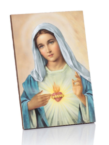 Obrazek Serce Maryi 10 cm x 15 cm