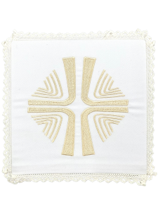 Bielizna kielichowa egipska bawełna haftowana krzyż