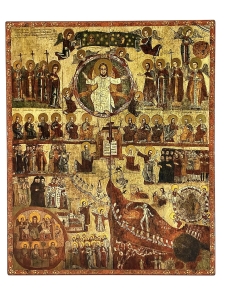 Ikona Sąd Ostateczny 23x28 cm