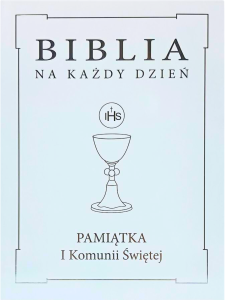 Biblia na każdy dzień. Pamiątka I Komunii Świętej srebrna