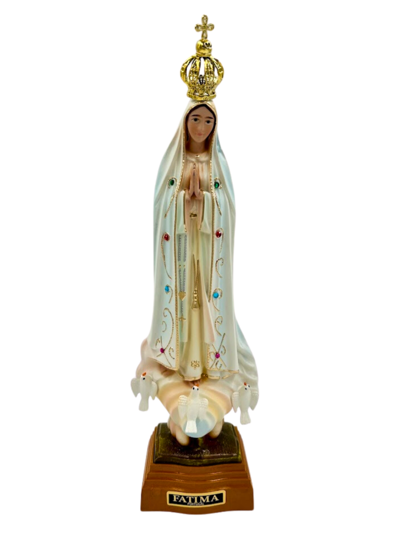 Figura Matka Boża Fatimska ręcznie malowana 31 cm 