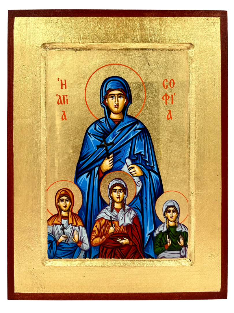 Ikona święta Zofia 18 cm x 23,5 cm