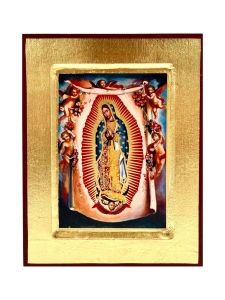 Ikona Matka Boża z Guadalupe 14 cm x 18 cm