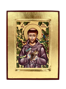 Ikona święty Franciszek 14 cm x 18 cm
