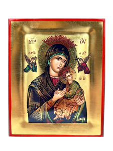 Ikona grecka Matka Boża Nieustającej Pomocy 11x13,5 cm 