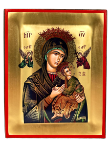 Ikona grecka MB Nieustającej Pomocy 20 x 16 cm