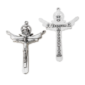 Krzyżyk Trójca Święta 5,5 cm metalowy